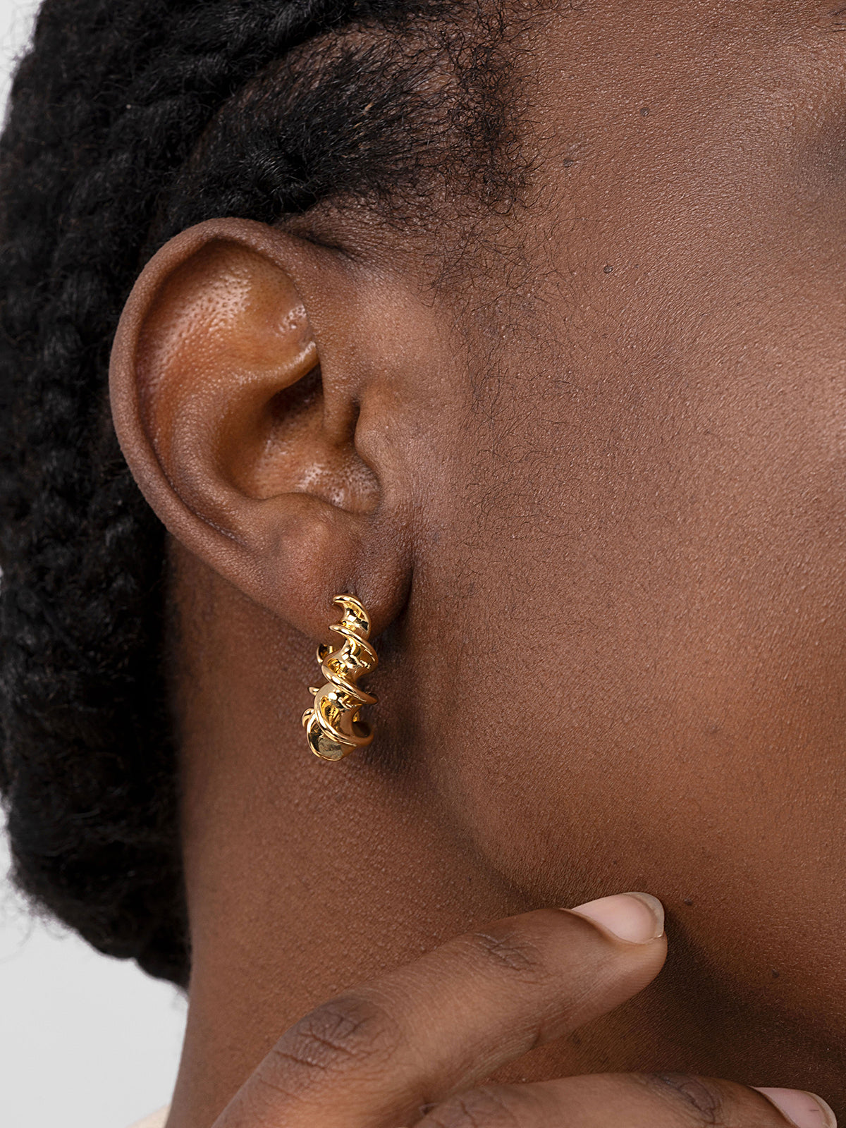 Bold Twist Hoops