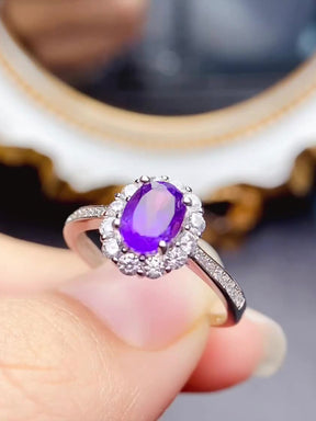 Natural Amethyst Ring