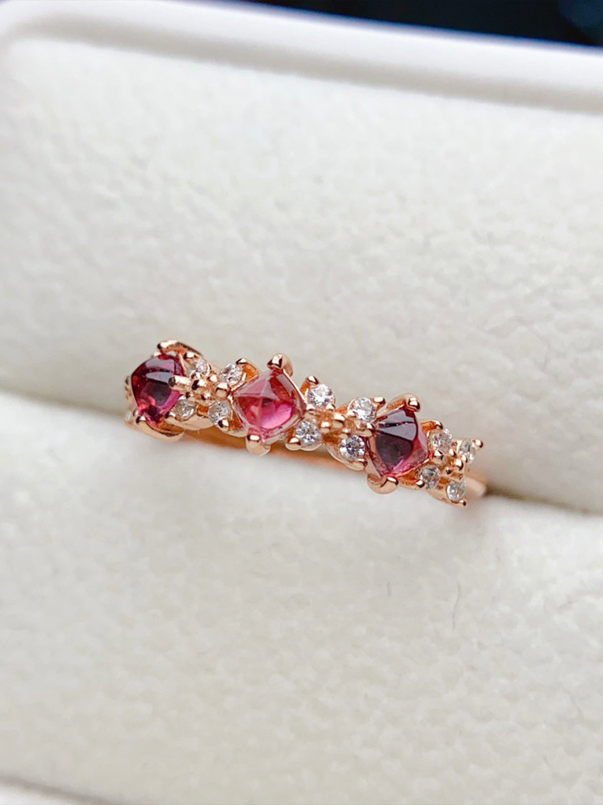 Natural Garnet Ring