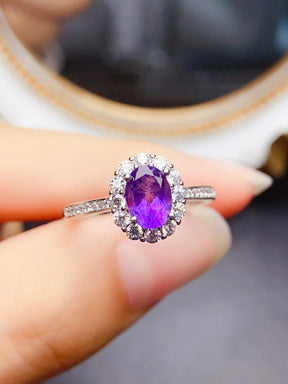 Natural Amethyst Ring