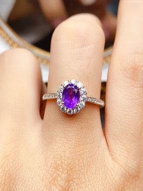 Natural Amethyst Ring