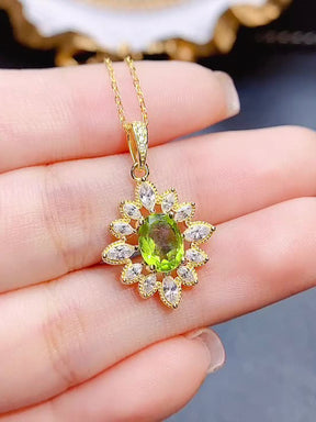 Natural Peridot Necklace