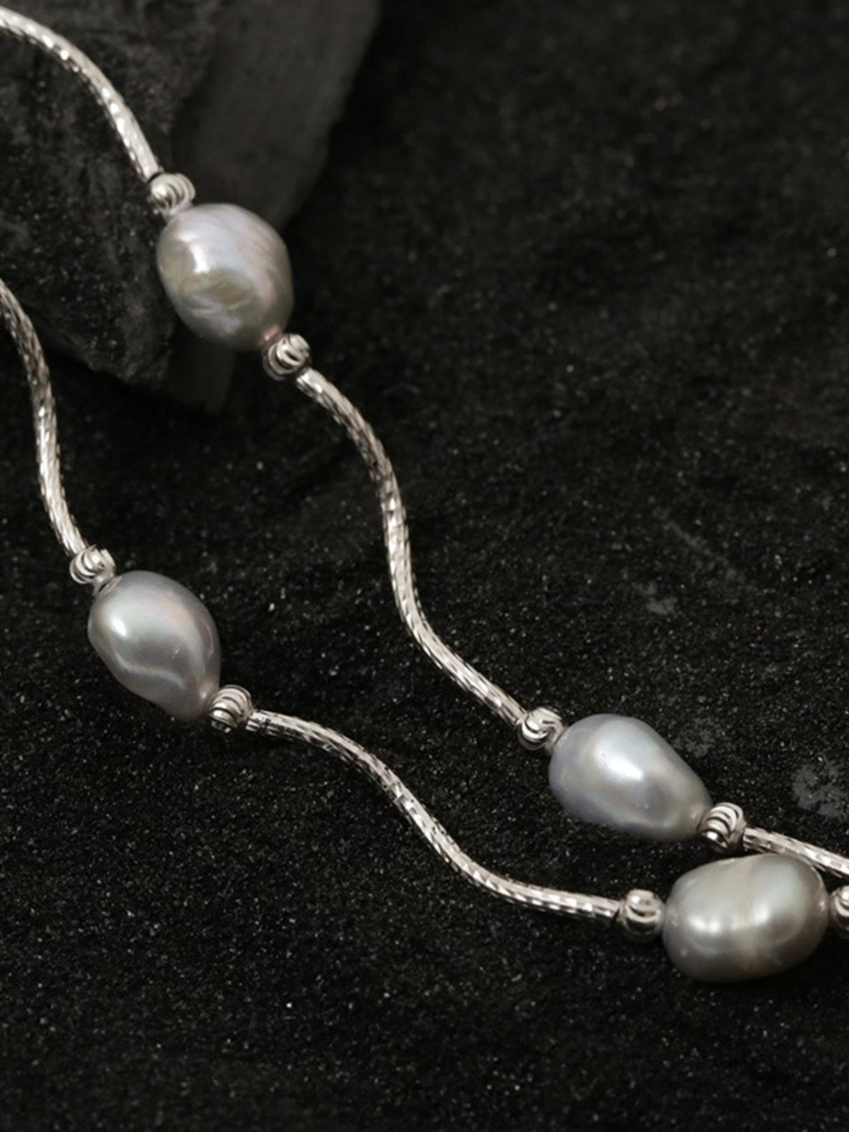 Double Baroque Pearl Necklace