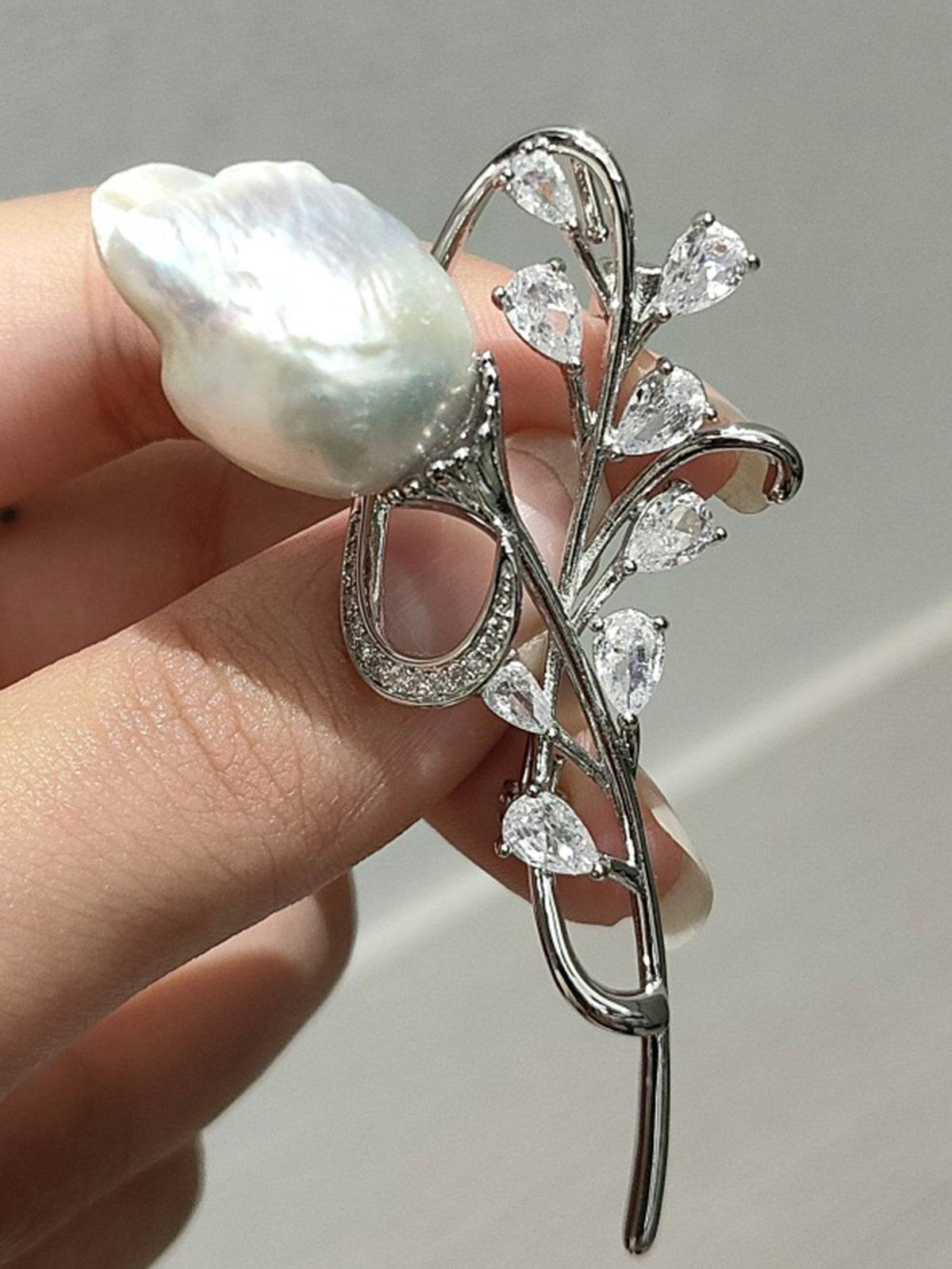 Baroque Pearl Silver