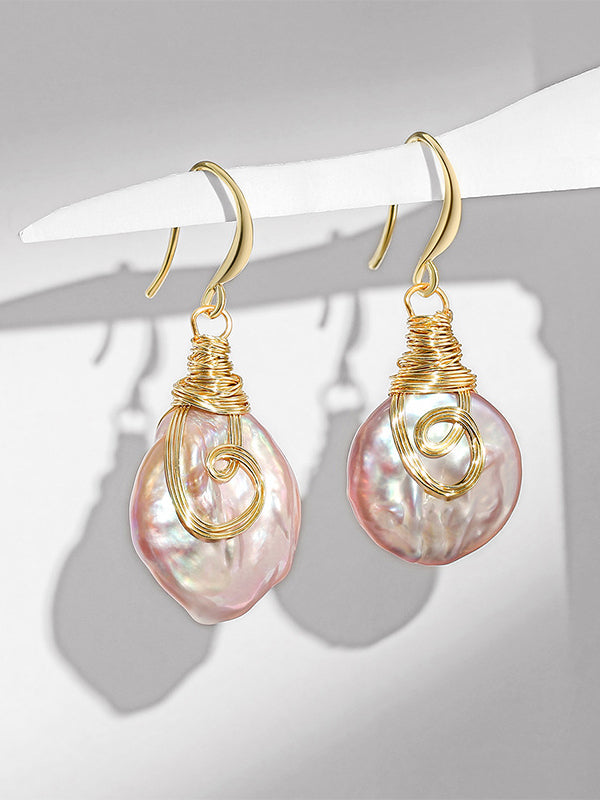 Baroque Pearl Layered Earrings