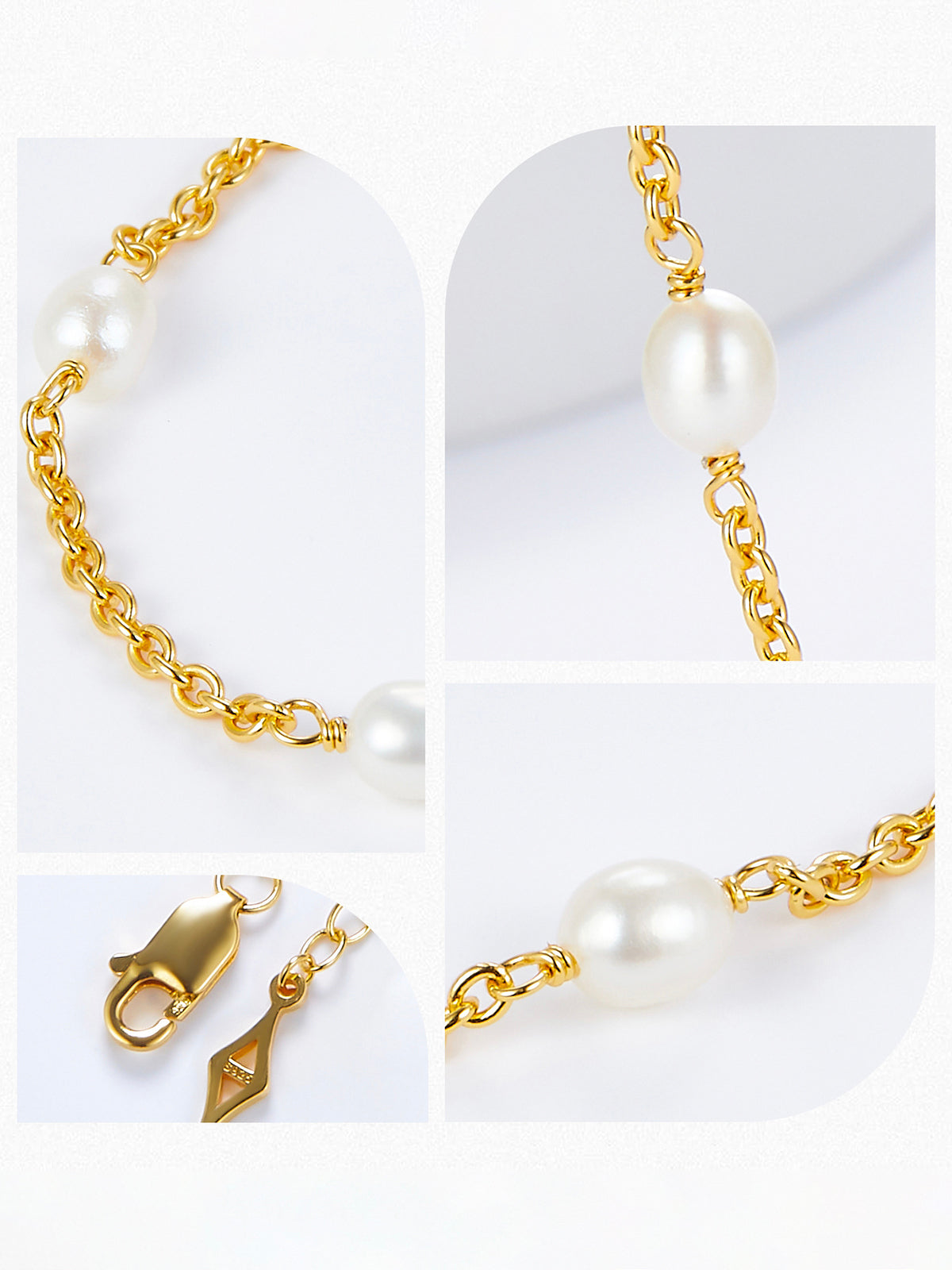 Wrapped Pearl Choker Necklace