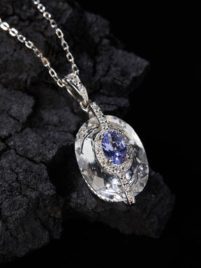 Tanzanite and Zircon Necklace