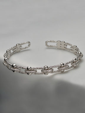 Open-end arabesque Pattern bracelet