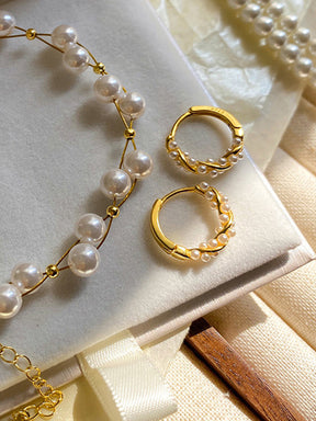 Pearl Horizon Earrings