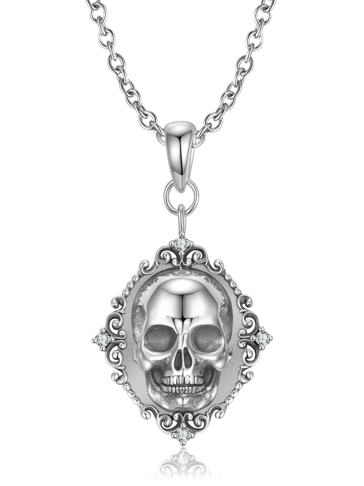 Skull Portrait Necklace