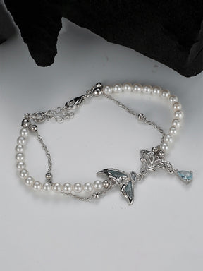 Enamel Butterfly Bracelet