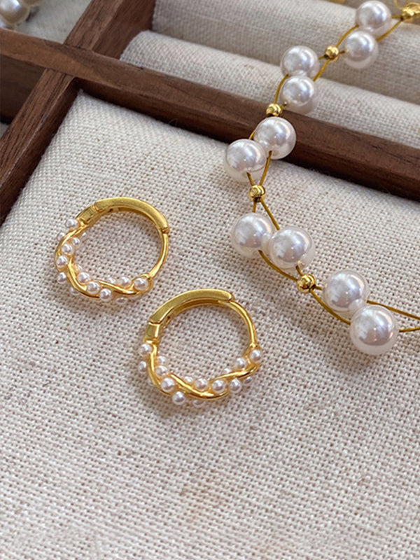 Pearl Horizon Earrings