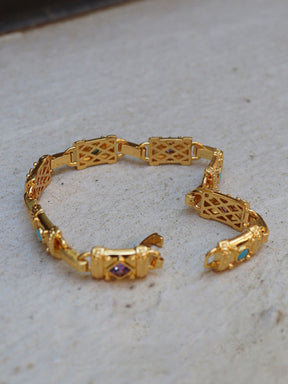 Gemstone-encrusted Bracelet