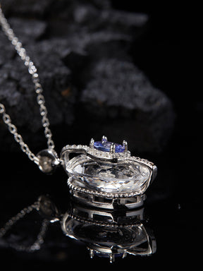 Tanzanite and Zircon Necklace