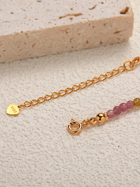 Natural Tourmaline Colorful Bracelet