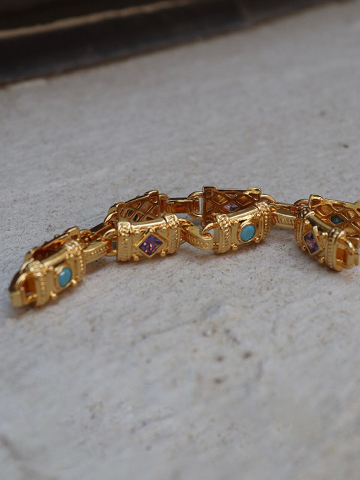 Gemstone-encrusted Bracelet