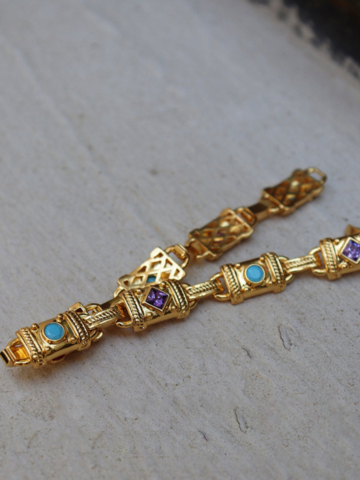 Gemstone-encrusted Bracelet