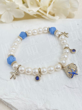 Shell Starfish Pearl Bracelet