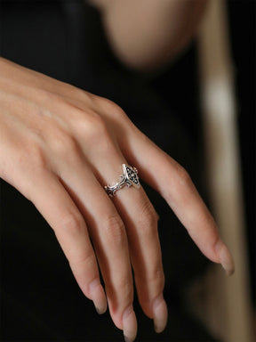 Cross Diamond Ring