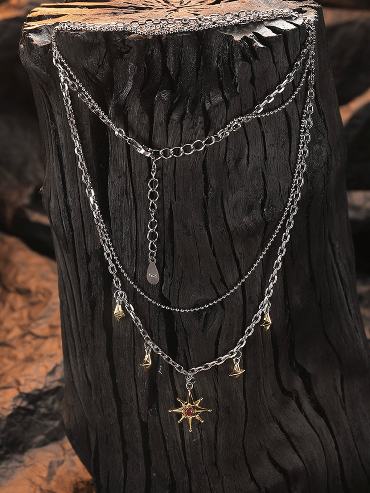 Double Tassel Star Necklace