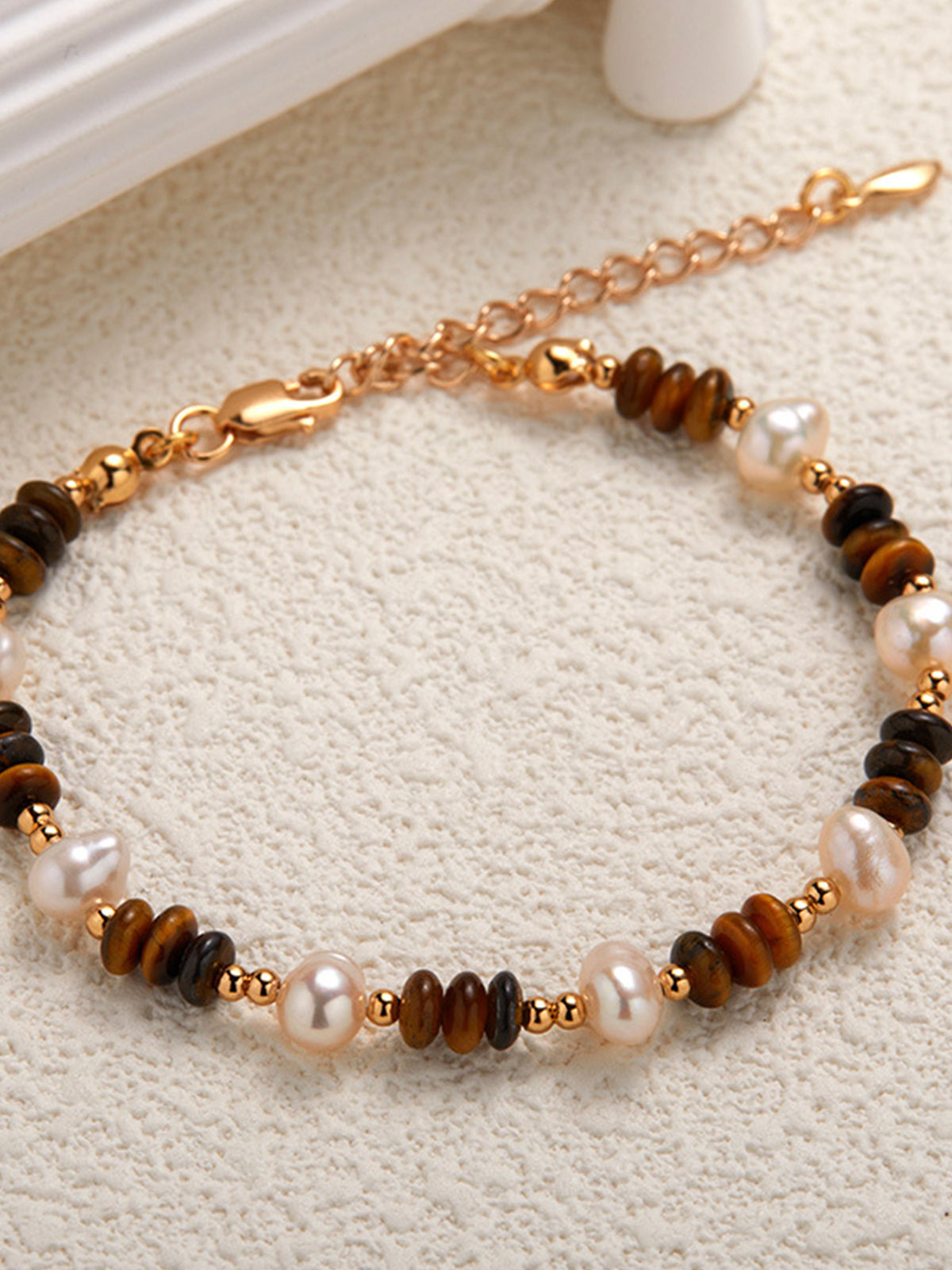 Tiger Eye Stone Beaded Bracelet